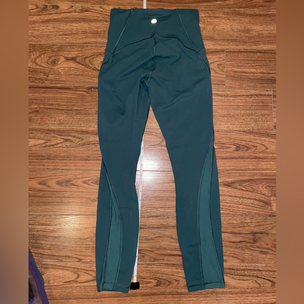 teal lululemon athletica leggings